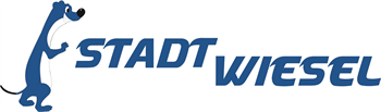 Logo des Stadtwiesel Elektro-Niederflurkleinbus der Stadtgemeinde Wieselburg