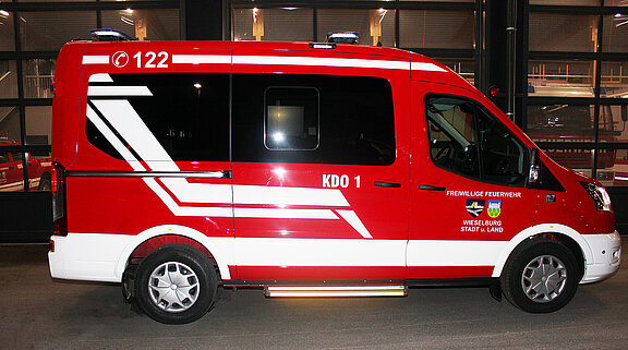 Das neue Kommandofahrzeug der Freiwilligen Feuerwehr Wieselburg Stadt und Land