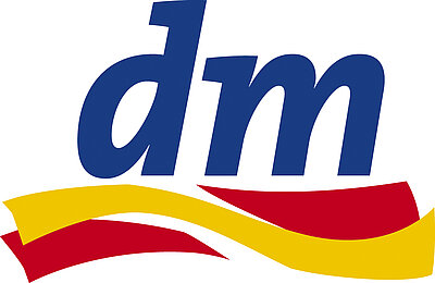 Logo der Firma DM Drogeriemarkt