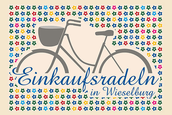 Logo der Aktion Einkaufsradeln der Stadtgemeinde Wieselburg