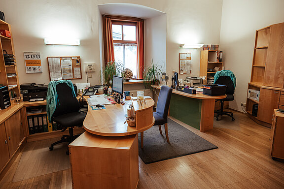 Blick in die Ordination von Dr. Dieter Ehrgott 