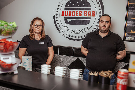 Das Team der Burger Bar Wieselburg 