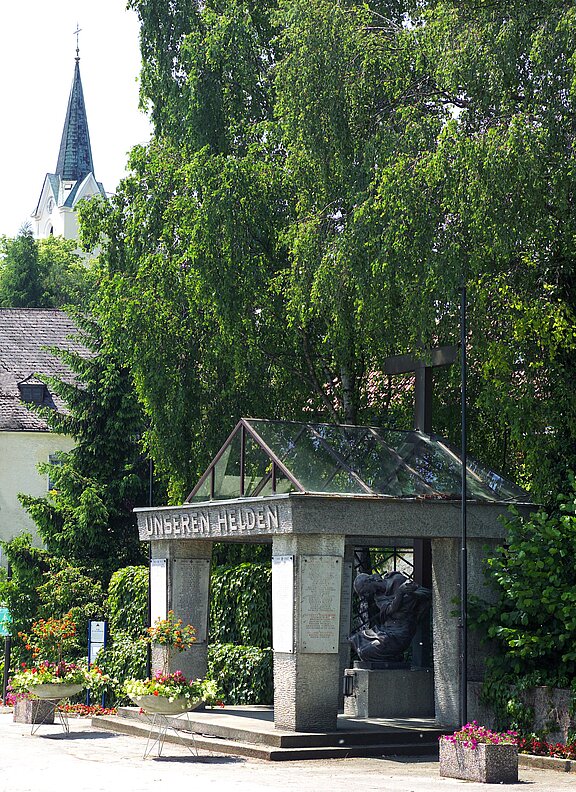 Foto des Kriegerdenkmals von Wieselburg