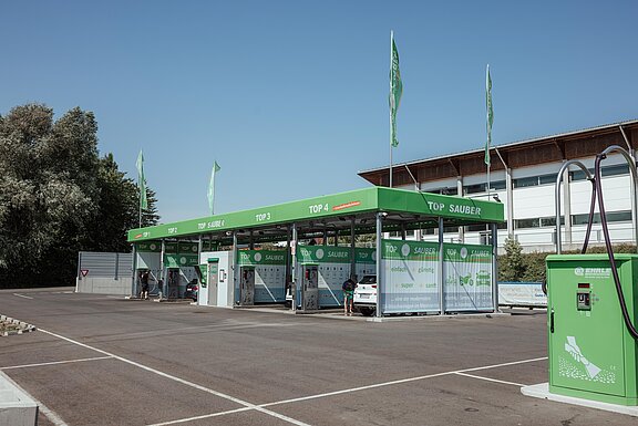 SB-Waschboxen der Firma TOP Car & Bike Wash 